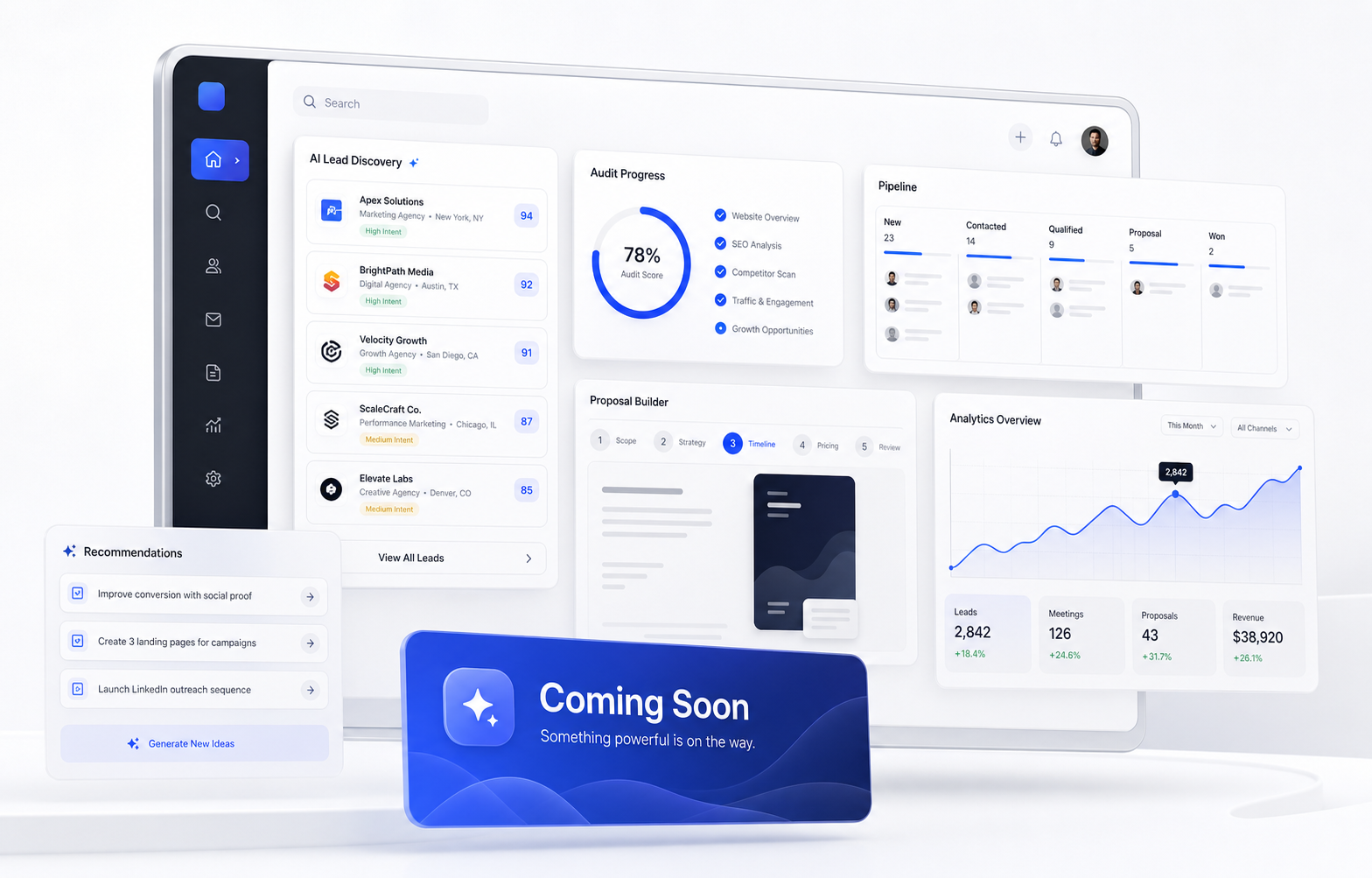 LeadForge AI product interface